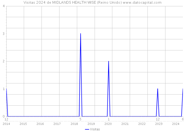 Visitas 2024 de MIDLANDS HEALTH WISE (Reino Unido) 