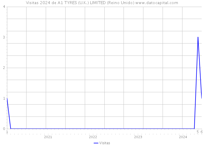 Visitas 2024 de A1 TYRES (U.K.) LIMITED (Reino Unido) 