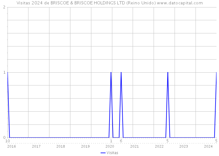 Visitas 2024 de BRISCOE & BRISCOE HOLDINGS LTD (Reino Unido) 