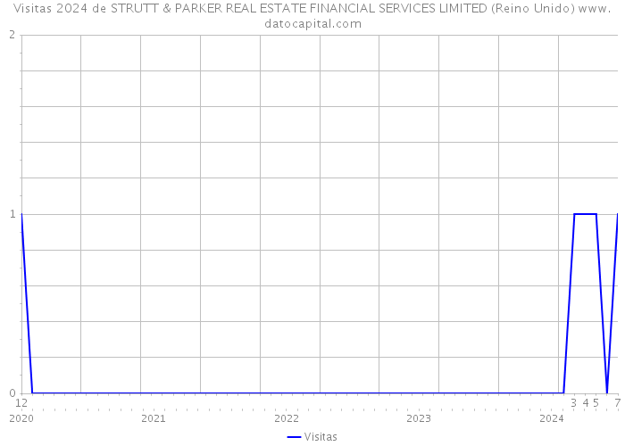 Visitas 2024 de STRUTT & PARKER REAL ESTATE FINANCIAL SERVICES LIMITED (Reino Unido) 