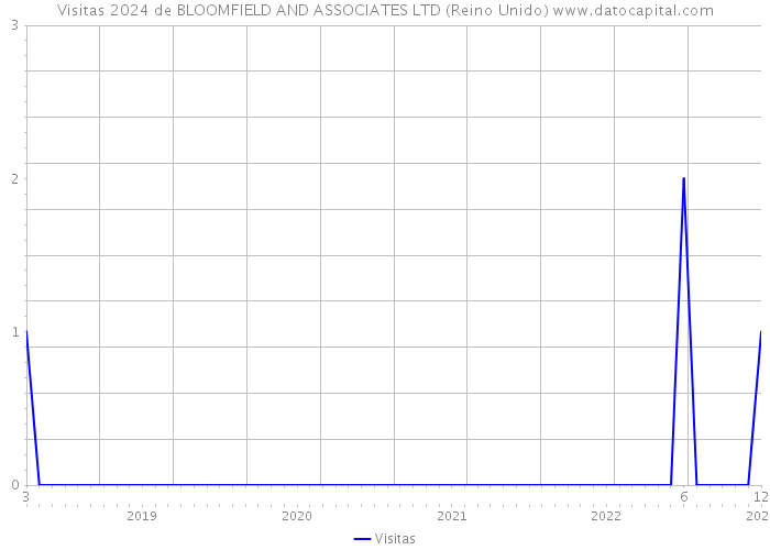 Visitas 2024 de BLOOMFIELD AND ASSOCIATES LTD (Reino Unido) 