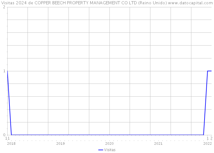 Visitas 2024 de COPPER BEECH PROPERTY MANAGEMENT CO LTD (Reino Unido) 