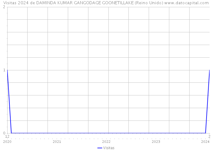 Visitas 2024 de DAMINDA KUMAR GANGODAGE GOONETILLAKE (Reino Unido) 
