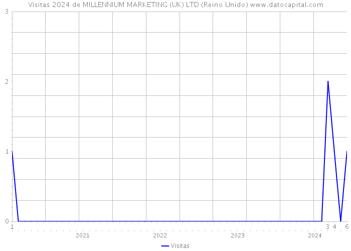 Visitas 2024 de MILLENNIUM MARKETING (UK) LTD (Reino Unido) 