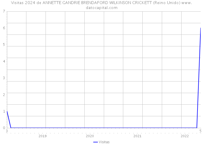 Visitas 2024 de ANNETTE GANDRIE BRENDAFORD WILKINSON CRICKETT (Reino Unido) 