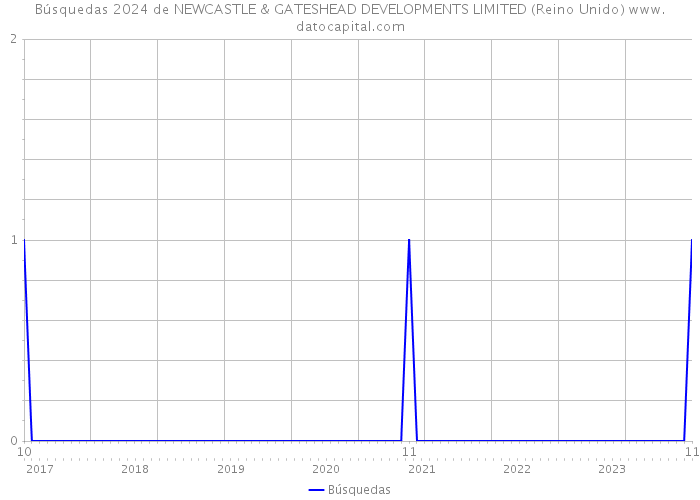 Búsquedas 2024 de NEWCASTLE & GATESHEAD DEVELOPMENTS LIMITED (Reino Unido) 