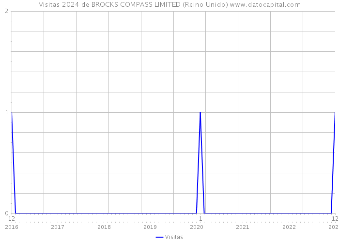 Visitas 2024 de BROCKS COMPASS LIMITED (Reino Unido) 