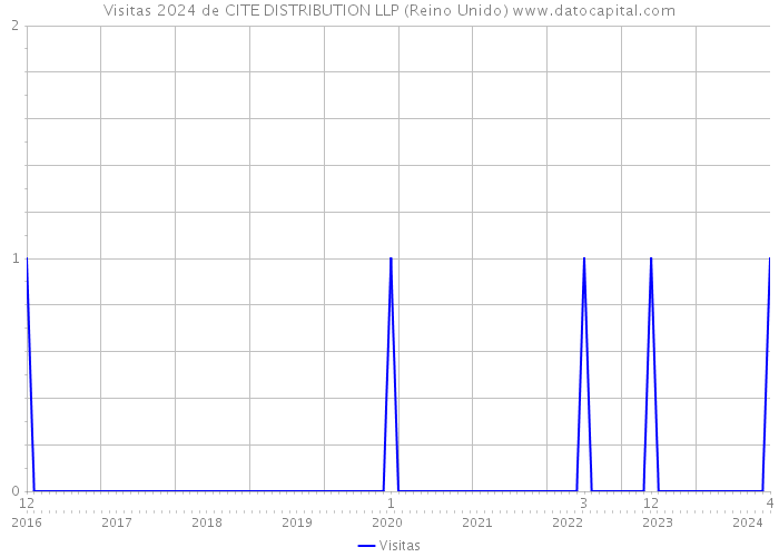 Visitas 2024 de CITE DISTRIBUTION LLP (Reino Unido) 