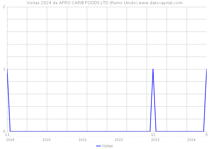 Visitas 2024 de AFRO CARIB FOODS LTD (Reino Unido) 