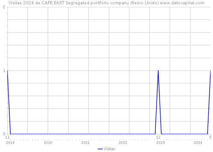 Visitas 2024 de CAPE EAST Segregated portfolio company (Reino Unido) 