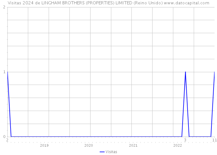 Visitas 2024 de LINGHAM BROTHERS (PROPERTIES) LIMITED (Reino Unido) 