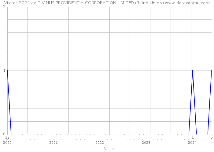 Visitas 2024 de DIVINUS PROVIDENTIA CORPORATION LIMITED (Reino Unido) 