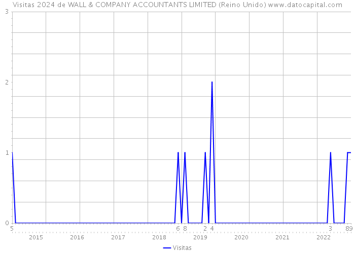 Visitas 2024 de WALL & COMPANY ACCOUNTANTS LIMITED (Reino Unido) 