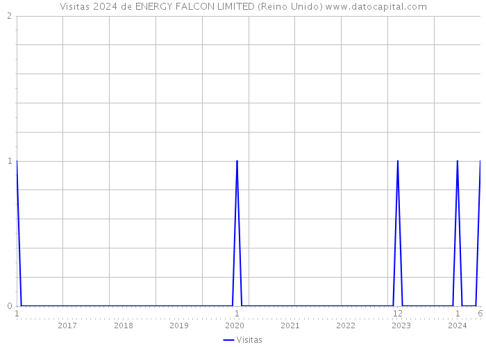 Visitas 2024 de ENERGY FALCON LIMITED (Reino Unido) 