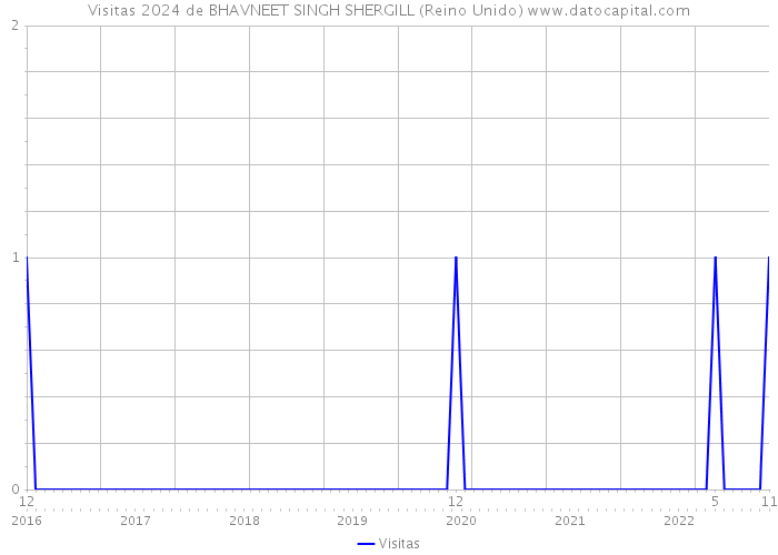 Visitas 2024 de BHAVNEET SINGH SHERGILL (Reino Unido) 