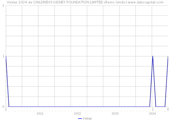 Visitas 2024 de CHILDREN'S KIDNEY FOUNDATION LIMITED (Reino Unido) 