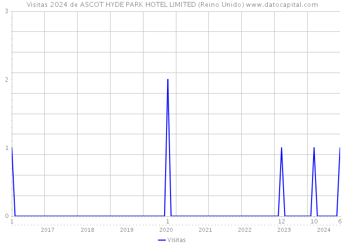 Visitas 2024 de ASCOT HYDE PARK HOTEL LIMITED (Reino Unido) 