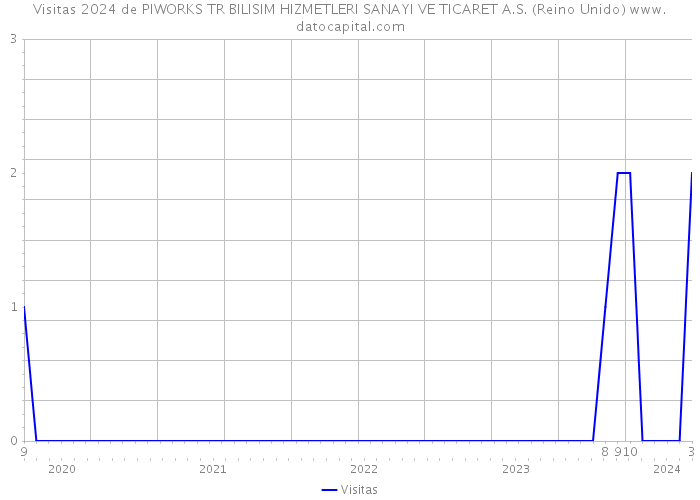 Visitas 2024 de PIWORKS TR BILISIM HIZMETLERI SANAYI VE TICARET A.S. (Reino Unido) 