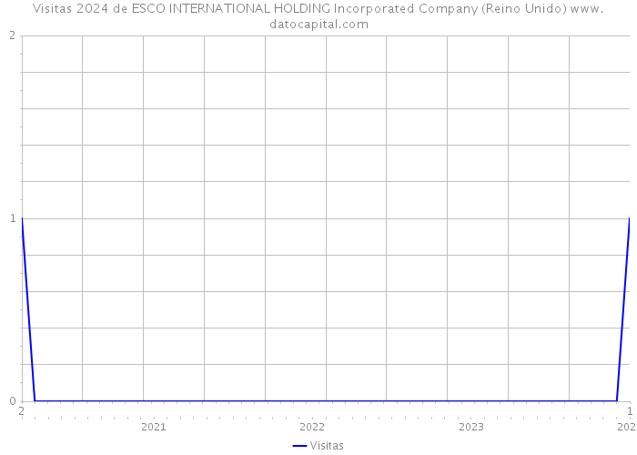Visitas 2024 de ESCO INTERNATIONAL HOLDING Incorporated Company (Reino Unido) 