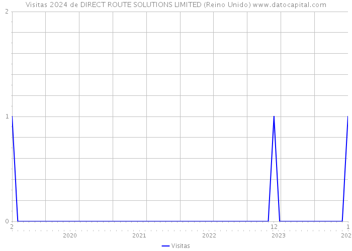 Visitas 2024 de DIRECT ROUTE SOLUTIONS LIMITED (Reino Unido) 