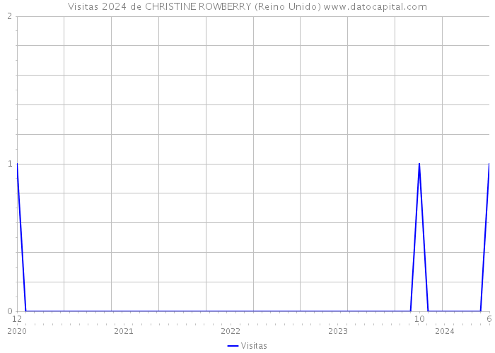 Visitas 2024 de CHRISTINE ROWBERRY (Reino Unido) 