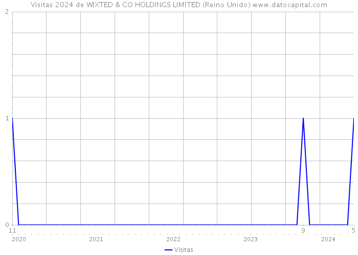 Visitas 2024 de WIXTED & CO HOLDINGS LIMITED (Reino Unido) 