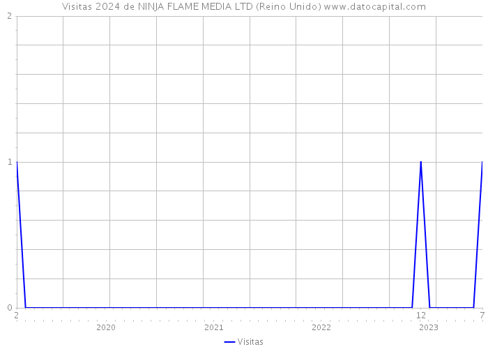 Visitas 2024 de NINJA FLAME MEDIA LTD (Reino Unido) 