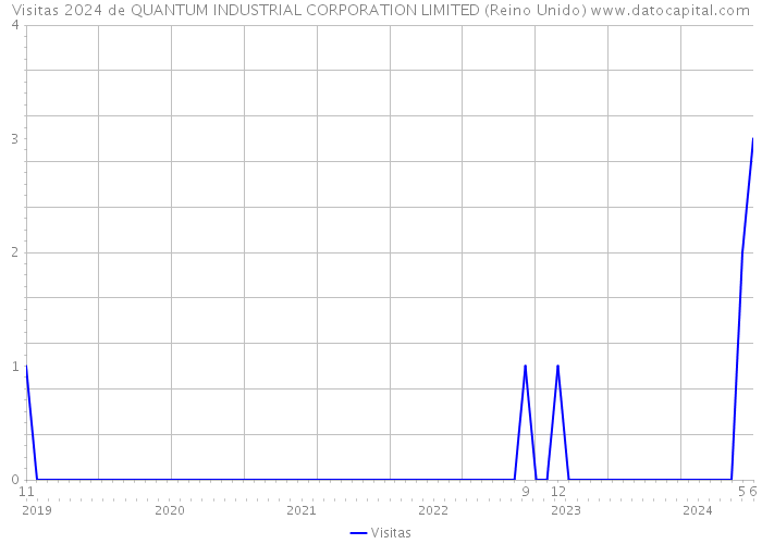 Visitas 2024 de QUANTUM INDUSTRIAL CORPORATION LIMITED (Reino Unido) 