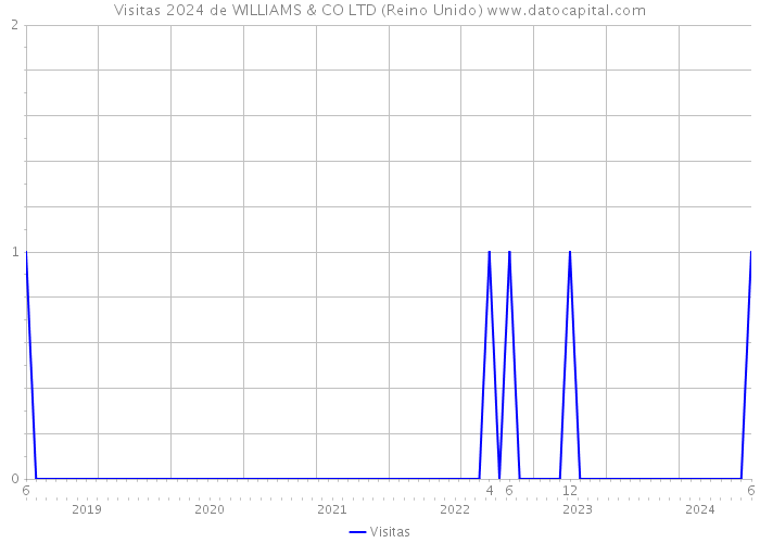 Visitas 2024 de WILLIAMS & CO LTD (Reino Unido) 