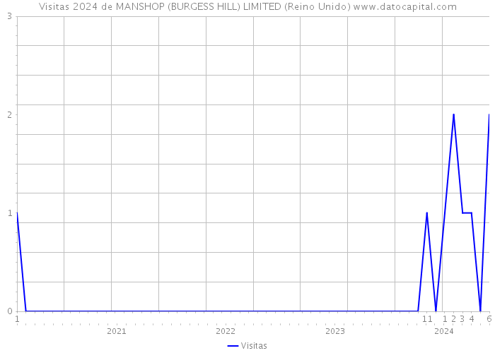 Visitas 2024 de MANSHOP (BURGESS HILL) LIMITED (Reino Unido) 