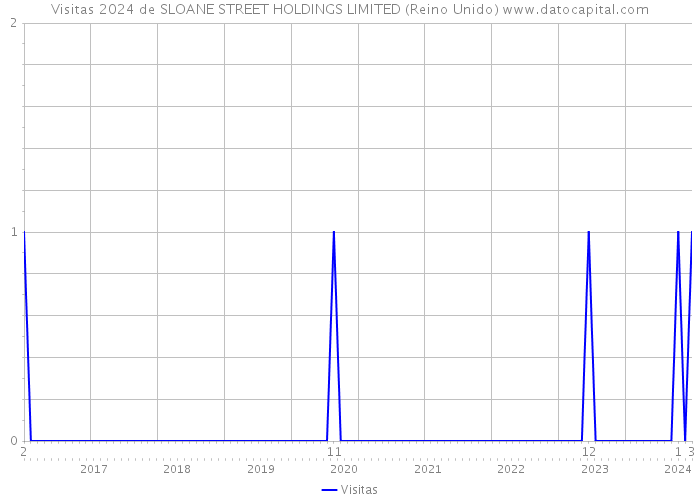 Visitas 2024 de SLOANE STREET HOLDINGS LIMITED (Reino Unido) 