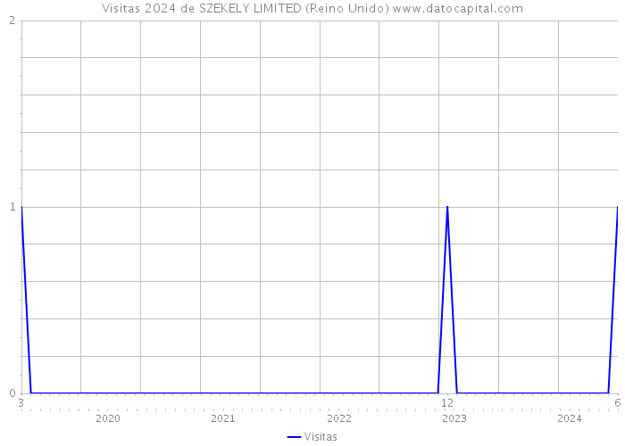 Visitas 2024 de SZEKELY LIMITED (Reino Unido) 