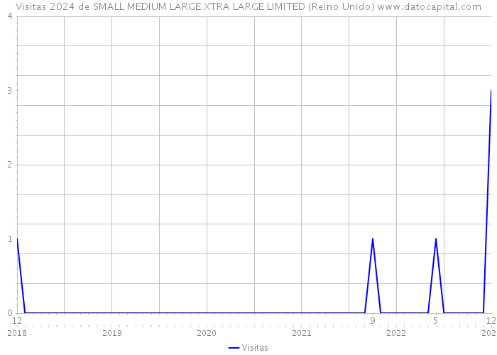 Visitas 2024 de SMALL MEDIUM LARGE XTRA LARGE LIMITED (Reino Unido) 