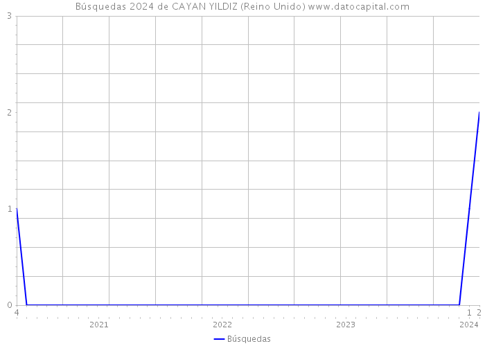 Búsquedas 2024 de CAYAN YILDIZ (Reino Unido) 