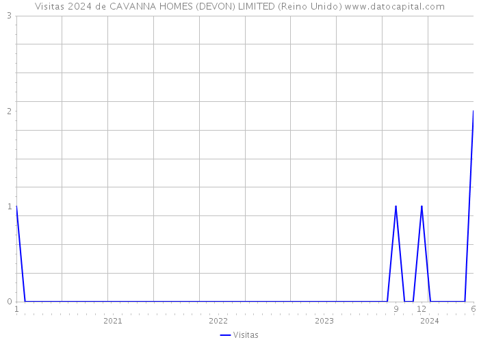 Visitas 2024 de CAVANNA HOMES (DEVON) LIMITED (Reino Unido) 