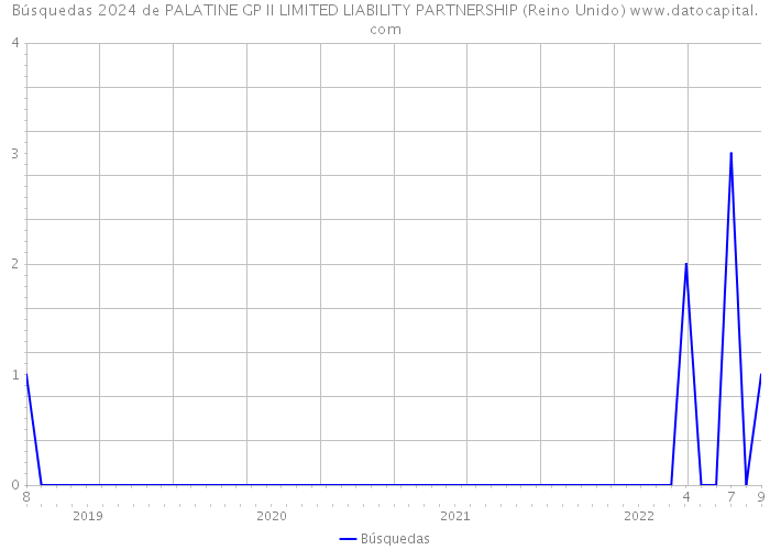 Búsquedas 2024 de PALATINE GP II LIMITED LIABILITY PARTNERSHIP (Reino Unido) 