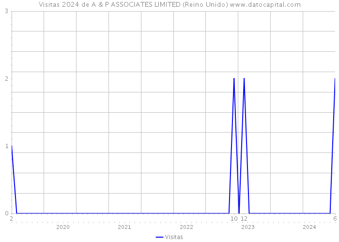 Visitas 2024 de A & P ASSOCIATES LIMITED (Reino Unido) 