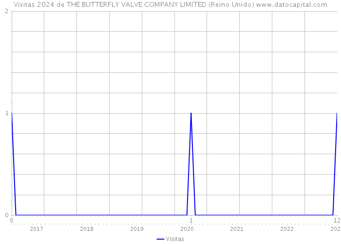 Visitas 2024 de THE BUTTERFLY VALVE COMPANY LIMITED (Reino Unido) 