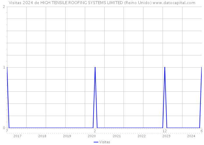 Visitas 2024 de HIGH TENSILE ROOFING SYSTEMS LIMITED (Reino Unido) 