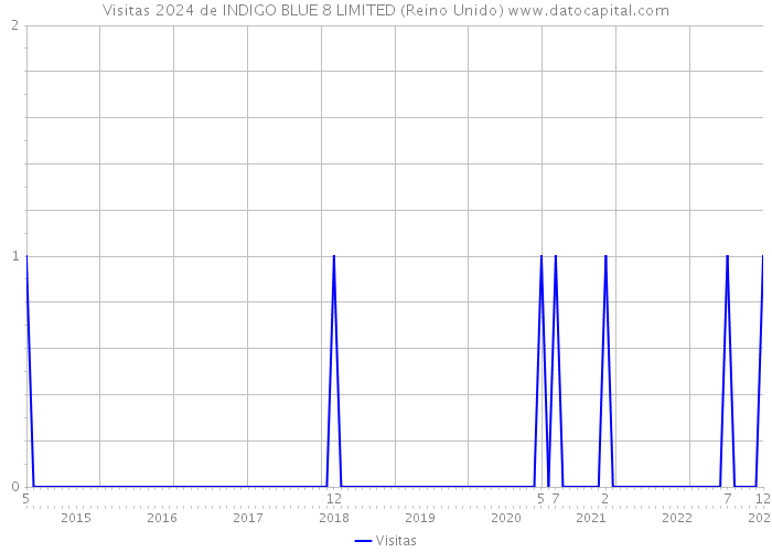 Visitas 2024 de INDIGO BLUE 8 LIMITED (Reino Unido) 