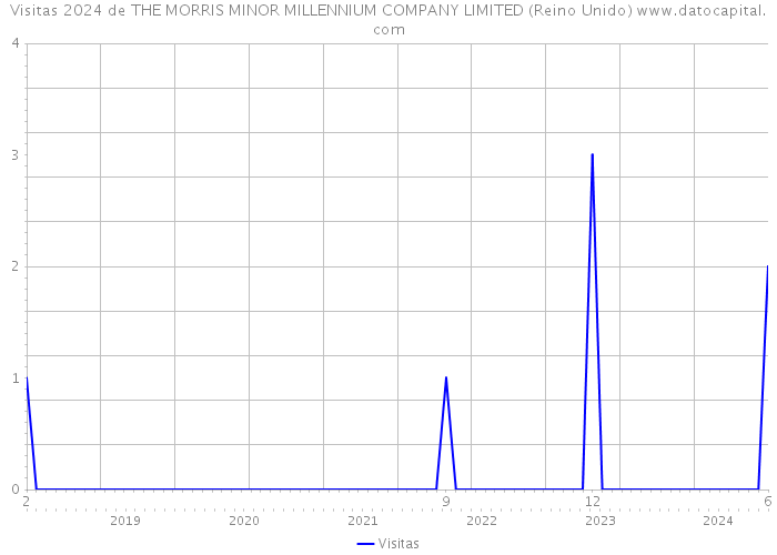 Visitas 2024 de THE MORRIS MINOR MILLENNIUM COMPANY LIMITED (Reino Unido) 