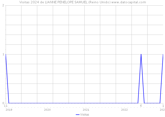 Visitas 2024 de LIANNE PENELOPE SAMUEL (Reino Unido) 