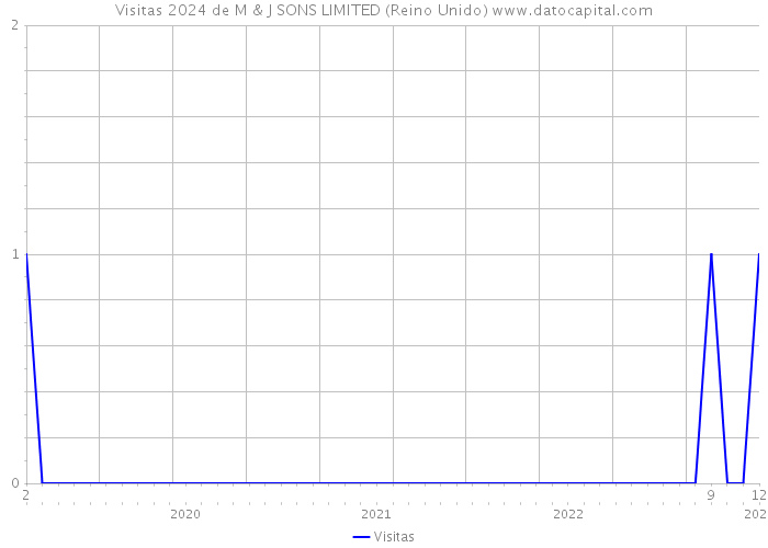 Visitas 2024 de M & J SONS LIMITED (Reino Unido) 