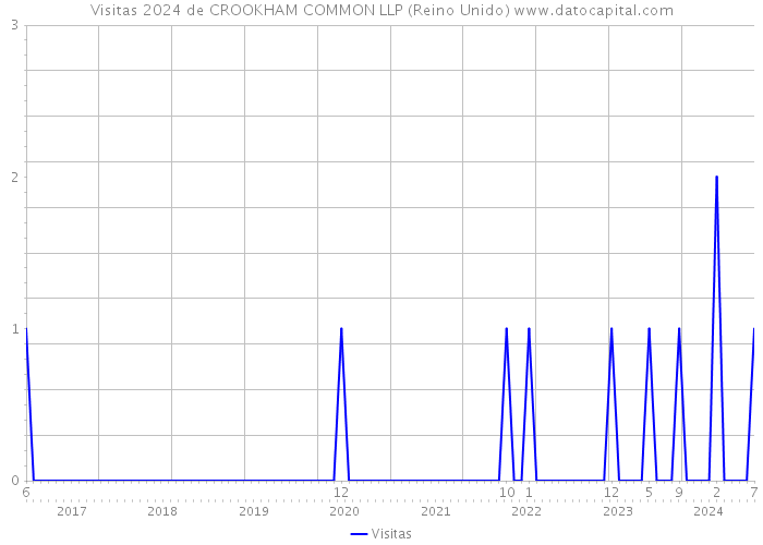 Visitas 2024 de CROOKHAM COMMON LLP (Reino Unido) 