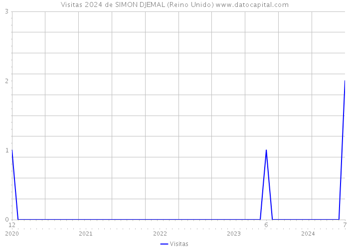 Visitas 2024 de SIMON DJEMAL (Reino Unido) 