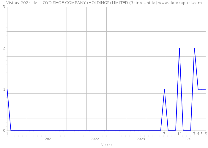 Visitas 2024 de LLOYD SHOE COMPANY (HOLDINGS) LIMITED (Reino Unido) 