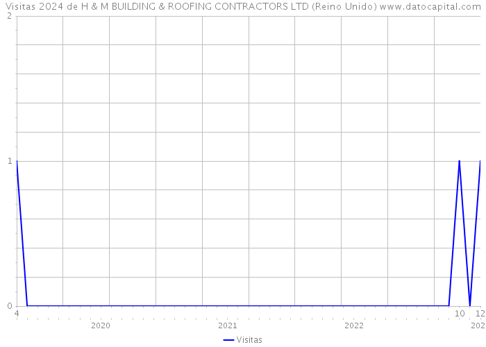 Visitas 2024 de H & M BUILDING & ROOFING CONTRACTORS LTD (Reino Unido) 