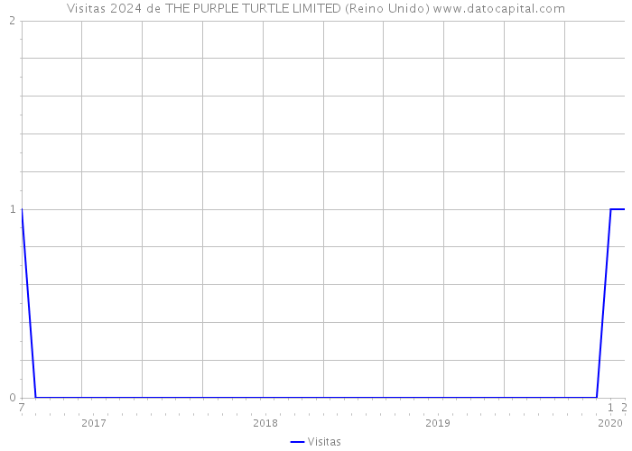 Visitas 2024 de THE PURPLE TURTLE LIMITED (Reino Unido) 