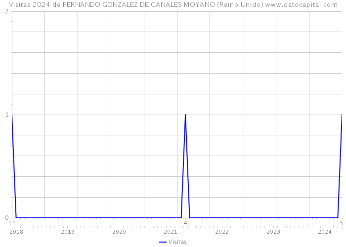 Visitas 2024 de FERNANDO GONZALEZ DE CANALES MOYANO (Reino Unido) 