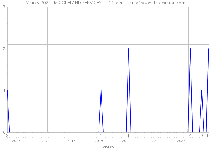 Visitas 2024 de COPELAND SERVICES LTD (Reino Unido) 